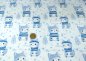 Preview: Frozzen Kity Hilco French Terry Kinderstoff Meterware mit Katzen im Schnee